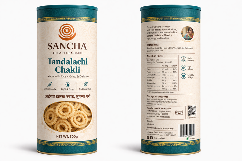 Making chakli by hand